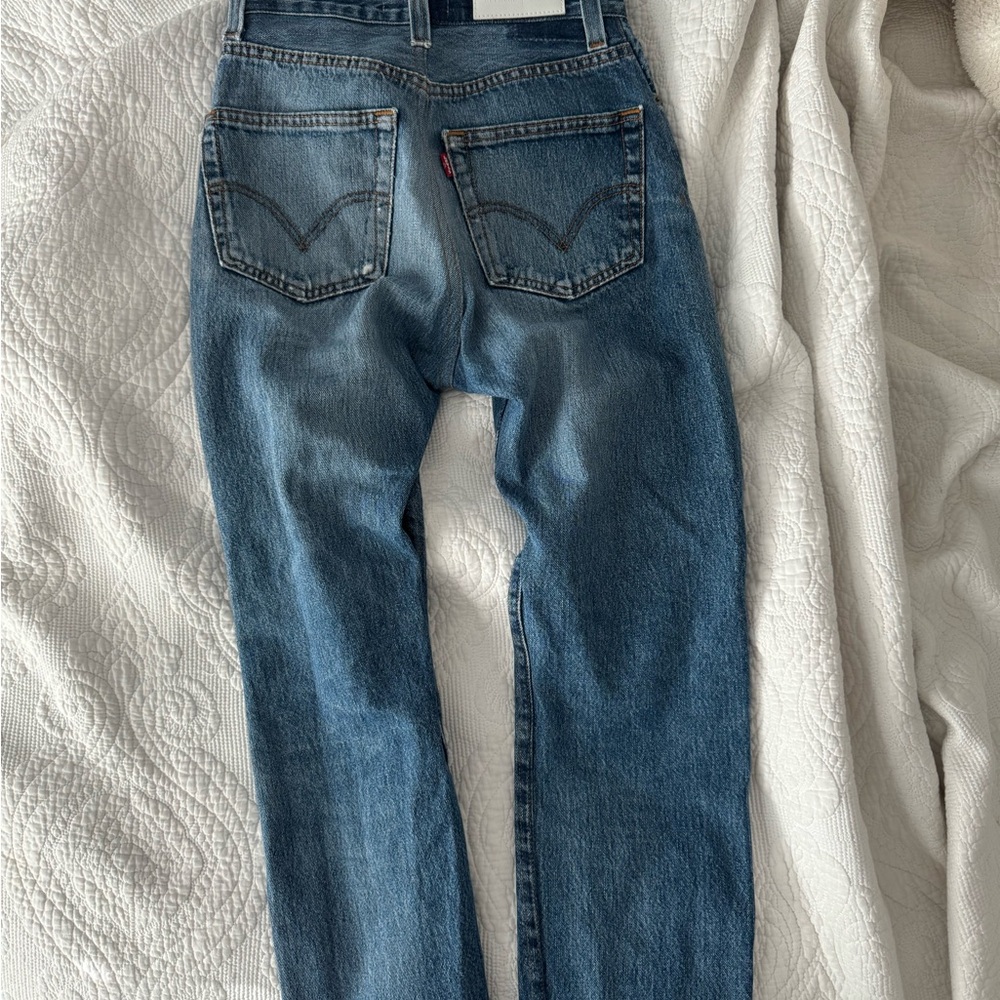 Levi’s ReDone Cropped Jeans Size 25 - Picture 2 of 7